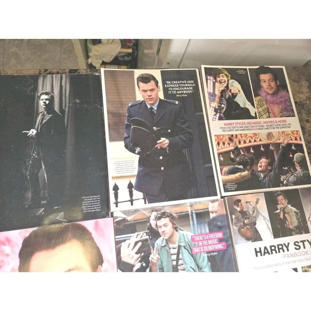 Harry Styles Magazine Lot Of 9 Excellent Condition One Direction Teen Pop Music